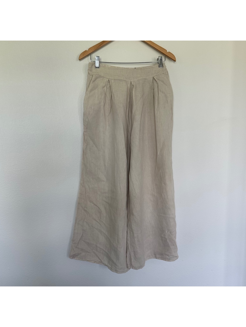 Venti6 Beige Linen Pants Causal Size M